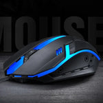 เมาส์มีสาย T-WOLF V1 USB 3 ปุ่ม 1200 DPI ไฟหลัง 7 สี 2 ชิ้น ความยาวสาย: 1.35 ม.