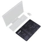 แผ่นรองเมาส์กันลื่นแบบถ่ายเทความร้อน 2 ชิ้น สำหรับสำนักงานและเกม, หนา 2mm, 3mm, 4mm, 5mm