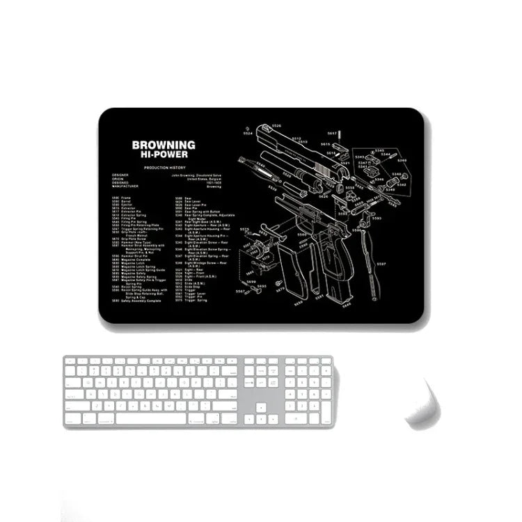 แผ่นรองเมาส์กันลื่นแบบถ่ายเทความร้อน 2 ชิ้น สำหรับสำนักงานและเกม, หนา 2mm, 3mm, 4mm, 5mm