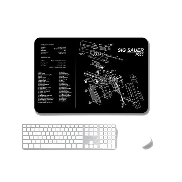 แผ่นรองเมาส์กันลื่นแบบถ่ายเทความร้อน 2 ชิ้น สำหรับสำนักงานและเกม, หนา 2mm, 3mm, 4mm, 5mm