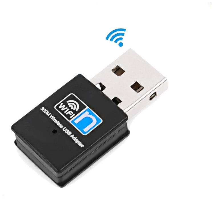 การ์ดเครือข่ายไร้สาย Mini USB RTL8192EU 300Mbps