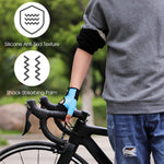 ถุงมือขี่จักรยาน WEST BIKING YP0211217 ฝ่ามือซิลิโคน ระบายอากาศ ถุงมือออกกำลังกายและป้องกันข้อมือ, M, L, XL