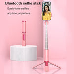 ขาตั้งไม้เซลฟี่มือถือ CYKE AB202 Phantom แบบบลูทูธ ออลอินวัน พร้อมไฟเติมสำหรับถ่ายทอดสดบนโต๊ะ