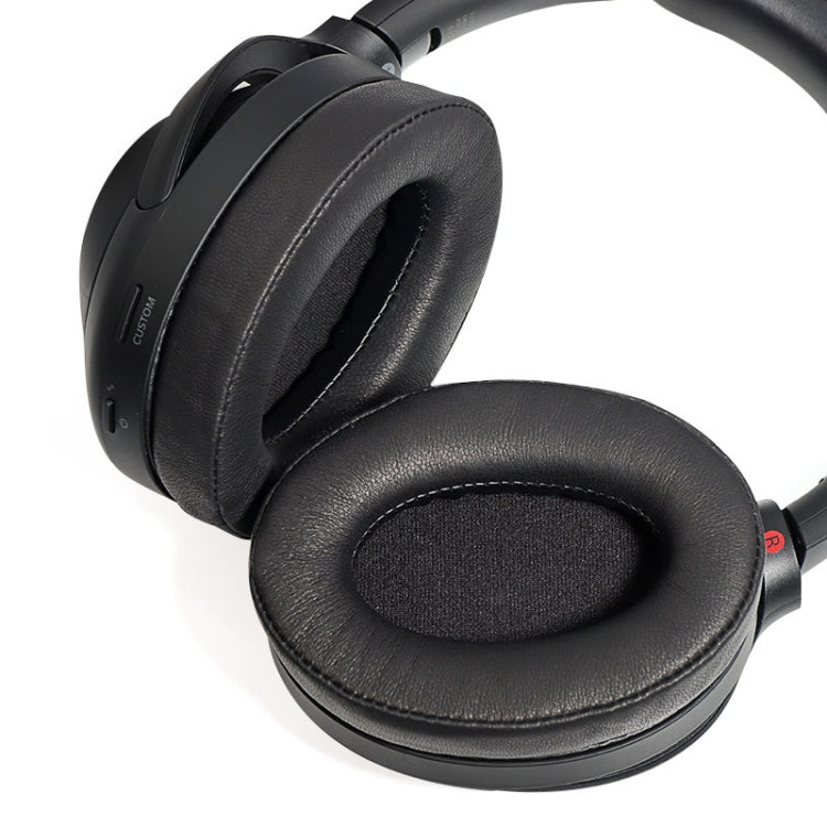 ปลอกฟองน้ำหูฟัง 2 ชิ้น สำหรับ Sony WH-1000xm2/xm3/xm4, (1000X / 1000XM2) โปรตีนสีเบจพร้อมหัวเข็มขัด, (1000X / 1000XM2) หนังแกะสีดำ, (1000X / 1000XM2) หนังแกะสีทองแชมเปญ, (1000XM3) โปรตีนสีดำพร้อมหัวเข็มขัด