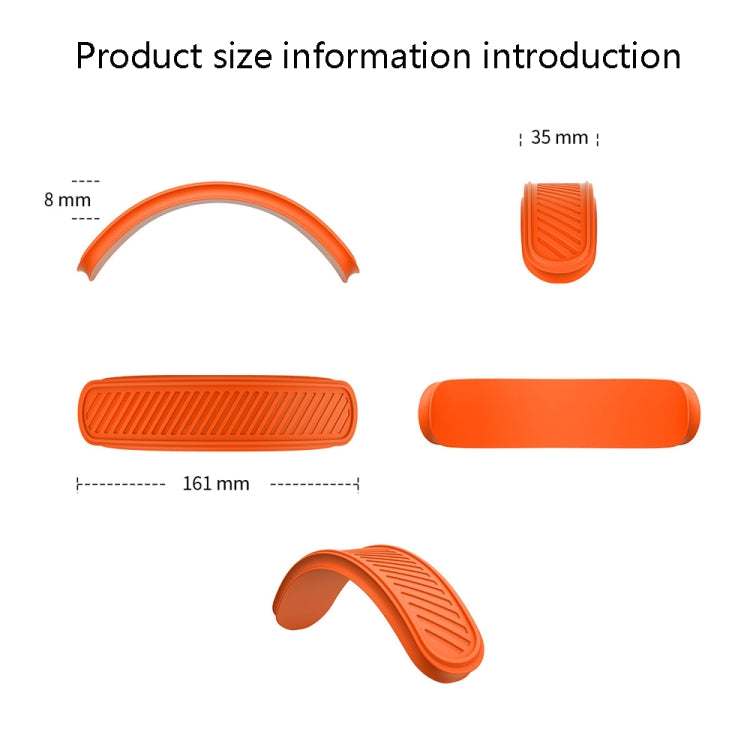 ปลอกซิลิโคนป้องกันคานหูฟัง T1 ไร้สายบลูทูธ สำหรับ Apple AirPods Max, สีดำ, น้ำเงิน, แดง, ส้ม, เขียวกลางคืน