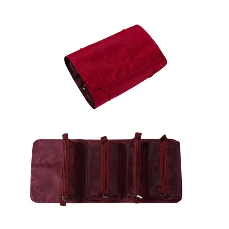 4 In 1 Multi-Function Cosmetics Storage Bag Removable Large Capacity Travel Convenient Cosmetic Bag Wash Bag, Red Wine, Black, Gray, Upgrade Green, Upgrade Pink, Upgrade Blue, Upgrade Purple, Upgrade White