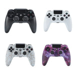 จอยเกมไร้สาย ZR486 สำหรับ PS4, สีขาว, สีดำ, สีระเบิด, สีม่วงท้องฟ้าดาว