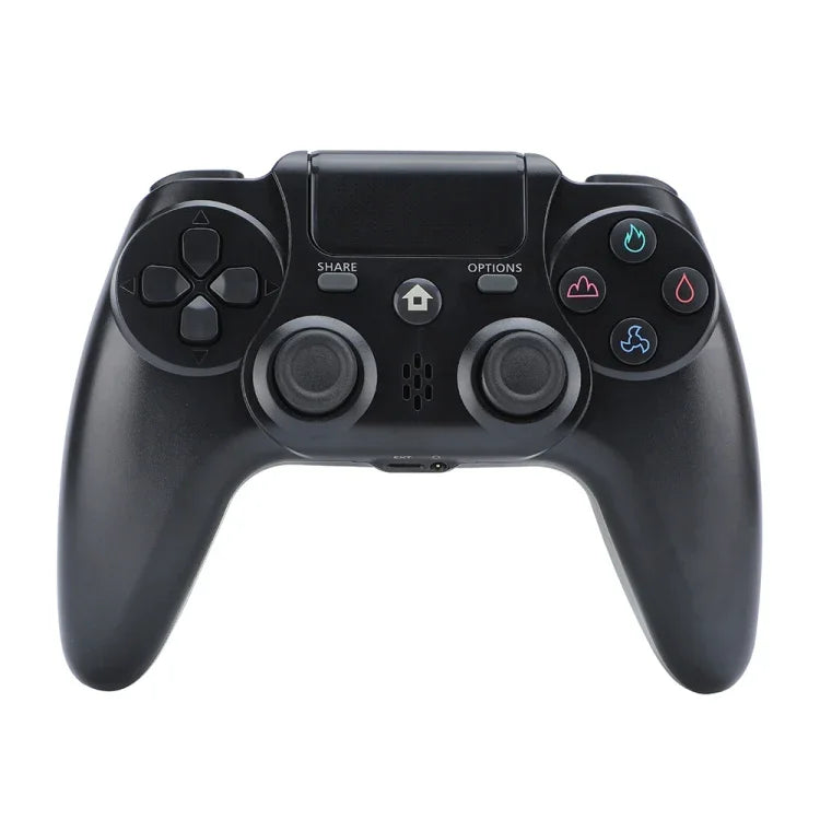จอยเกมไร้สาย ZR486 สำหรับ PS4, สีขาว, สีดำ, สีระเบิด, สีม่วงท้องฟ้าดาว