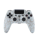 จอยเกมไร้สาย ZR486 สำหรับ PS4, สีขาว, สีดำ, สีระเบิด, สีม่วงท้องฟ้าดาว