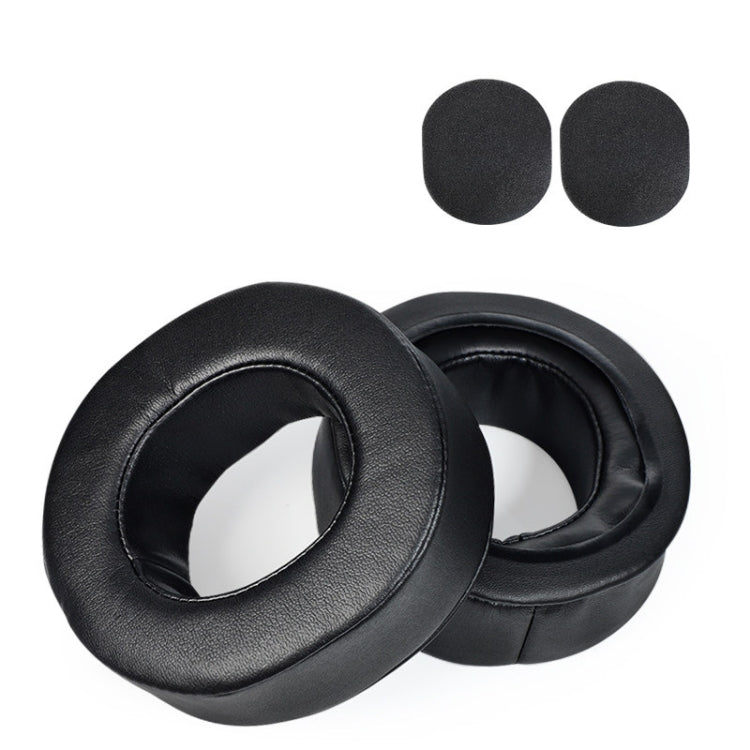ที่ครอบฟองน้ำ 2 ชิ้น สำหรับ Sony MDR-DS7500 / RF7500 สไตล์: หนังโปรตีนหนาพร้อมแผ่นฝ้าย หนังแกะหนาพร้อมแผ่นฝ้าย หนังโปรตีนแท้ หนังแกะแท้