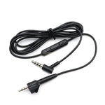 2 ชิ้น สายเสียงเปลี่ยน 3.5 มม. ถึง 2.5 มม. พร้อมไมโครโฟน สำหรับ Bose AE2 / AE2i, ความยาว: 1.5 ม.