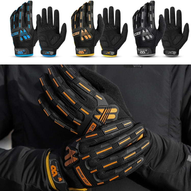 ถุงมือขี่จักรยาน WEST BIKING YP0211208 ถุงมือมอเตอร์ไซค์นิ้วยาว กันลื่น สัมผัสหน้าจอ, M, L, XL