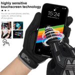 ถุงมือขี่จักรยาน WEST BIKING YP0211208 ถุงมือมอเตอร์ไซค์นิ้วยาว กันลื่น สัมผัสหน้าจอ, M, L, XL