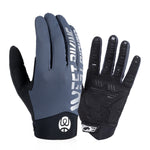 ถุงมือ WEST BIKING YP0211214 ถุงมือกันกระแทกนิ้วยาว กันลื่น สัมผัสหน้าจอ ถุงมือกีฬาปั่นจักรยาน, M, L, XL