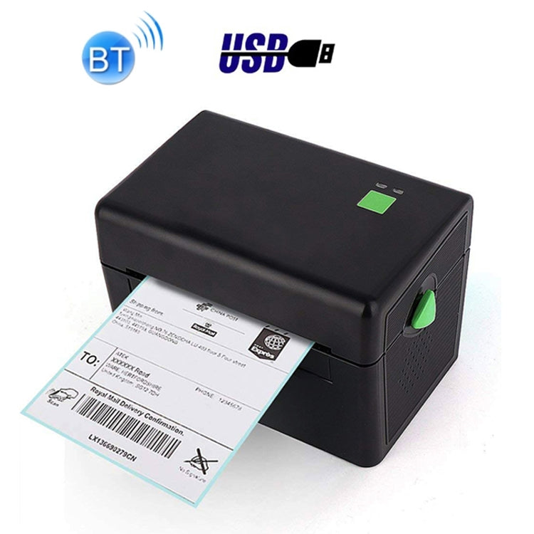 เครื่องพิมพ์ฉลากขนาด 4 นิ้ว XP-108B ความยาว 108 มม. เครื่องพิมพ์บาร์โค้ดความร้อน สำหรับฉลากจัดส่ง UPS DHL USPS DPD POCHTA, ปลั๊ก EU, USB, USB + บลูทูธ รุ่น