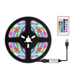 ไฟเส้น LED 16 สี พร้อมรีโมท ควบคุม RGB USB แถบไฟนีออนซิมโฟนี ตกแต่งแสงนุ่ม, 3m, 4m
