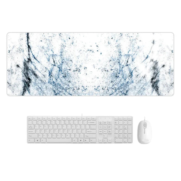Marbling Wear-Resistant Rubber Mouse Pad, 300x800x4mm, 400x900x2mm, 400x900x3mm