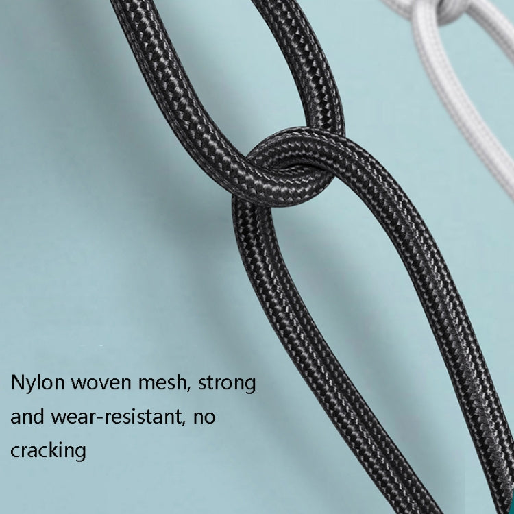 Oatsbasf 03083 สายชาร์จพกพาอเนกประสงค์ Micro USB + USB-C / Type-C + 8 Pin 3 in 1 สีขาว, เทา, ส้ม, เขียว