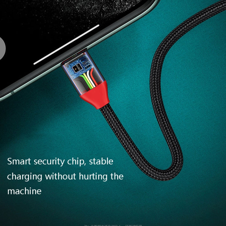 Oatsbasf 03083 สายชาร์จพกพาอเนกประสงค์ Micro USB + USB-C / Type-C + 8 Pin 3 in 1 สีขาว, เทา, ส้ม, เขียว