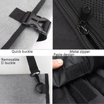 WESSLECO Chef Knife Tool Storage Bag Oxford Cloth Knife Bag, WESSLECO Gray