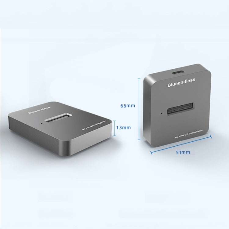 M.2 NGFF / NVME SSD แบบติดตั้งด้านล่าง USB3.1 สำหรับโน้ตบุ๊ก ฮาร์ดดิสก์ภายนอก, รุ่น: SD01 (M.2 SATA Protocol), SD02 (M.2 NVME Protocol)