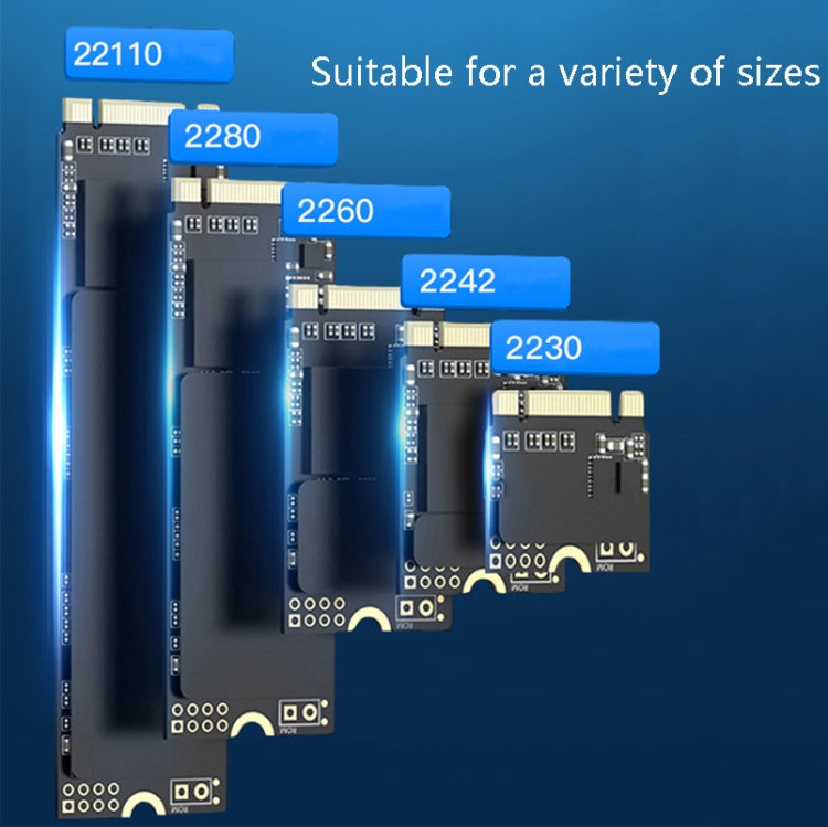 M.2 NGFF / NVME SSD แบบติดตั้งด้านล่าง USB3.1 สำหรับโน้ตบุ๊ก ฮาร์ดดิสก์ภายนอก, รุ่น: SD01 (M.2 SATA Protocol), SD02 (M.2 NVME Protocol)