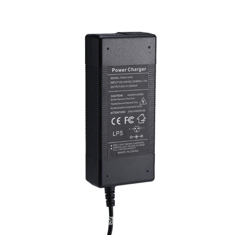 THGX-4202 อะแดปเตอร์ชาร์จไฟสกูตเตอร์ไฟฟ้า 42V / 2A DC 5.5 มม. สำหรับแบตเตอรี่ลิเธียม Xiaomi Mijia M365 & Ninebot ES2 / ES4, ปลั๊ก EU, ปลั๊ก US, ปลั๊ก UK, ปลั๊ก AU