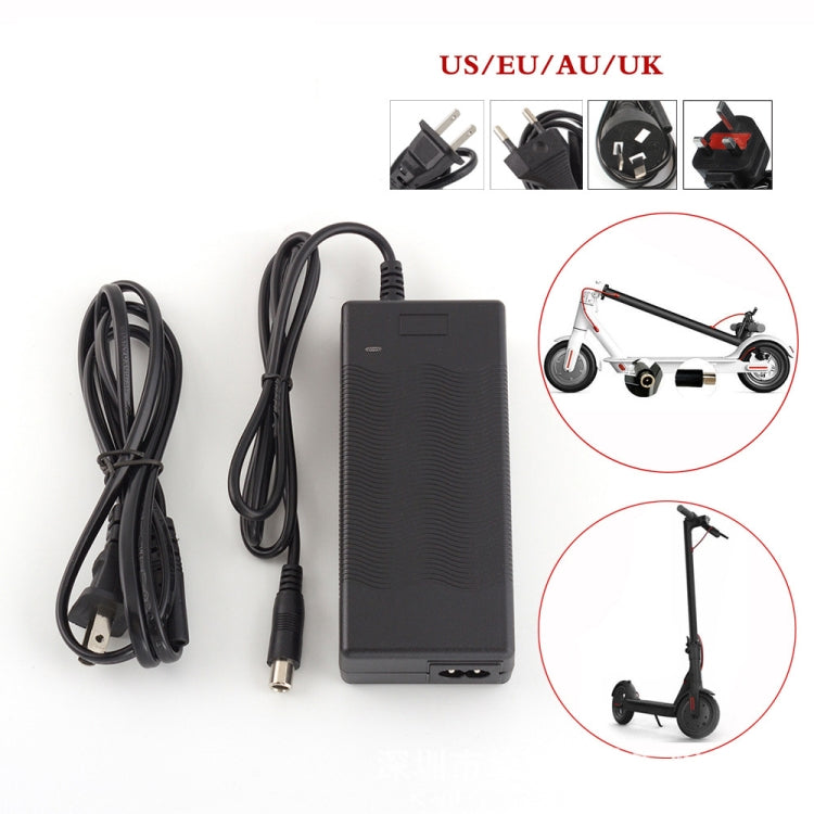 THGX-4202 อะแดปเตอร์ชาร์จไฟสกูตเตอร์ไฟฟ้า 42V / 2A DC 5.5 มม. สำหรับแบตเตอรี่ลิเธียม Xiaomi Mijia M365 & Ninebot ES2 / ES4, ปลั๊ก EU, ปลั๊ก US, ปลั๊ก UK, ปลั๊ก AU