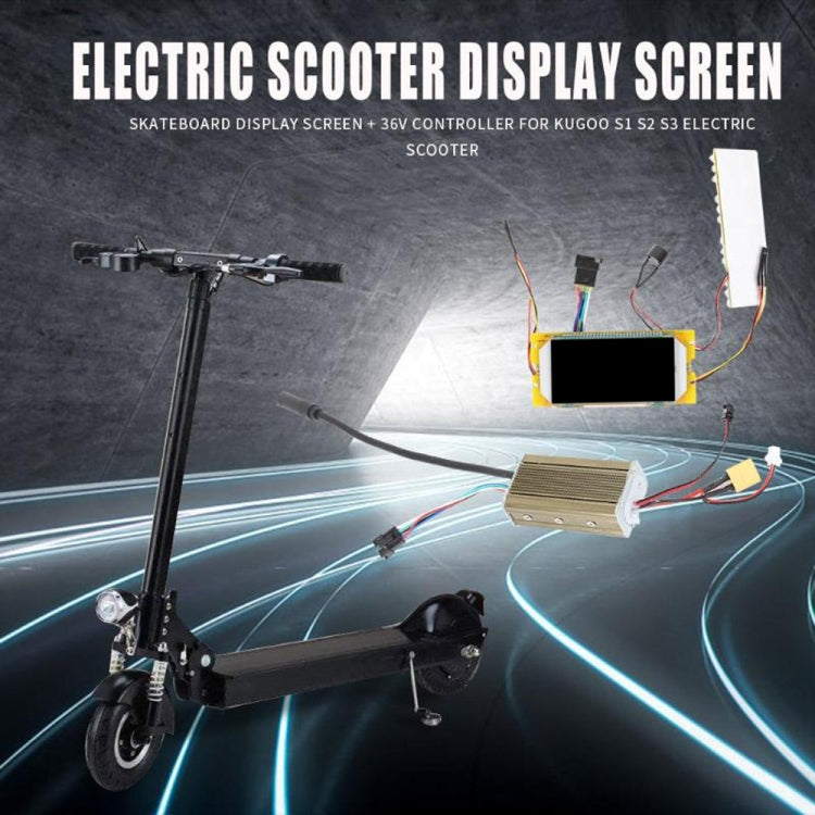 อะไหล่บอร์ดควบคุมหลักหน้าจอแสดงผล LED สำหรับสกูตเตอร์ไฟฟ้า Kugoo S1 / S2 / S3 ซีรีส์, ชุดคอนโทรลเลอร์+จอแสดงผล