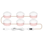 ไฟแต่งหน้า LED ไฟเติมความงามหน้ากระจก โคมไฟเซนเซอร์สแกนมือ, 2 หลอด, 6 หลอด, 10 หลอด, 14 หลอด