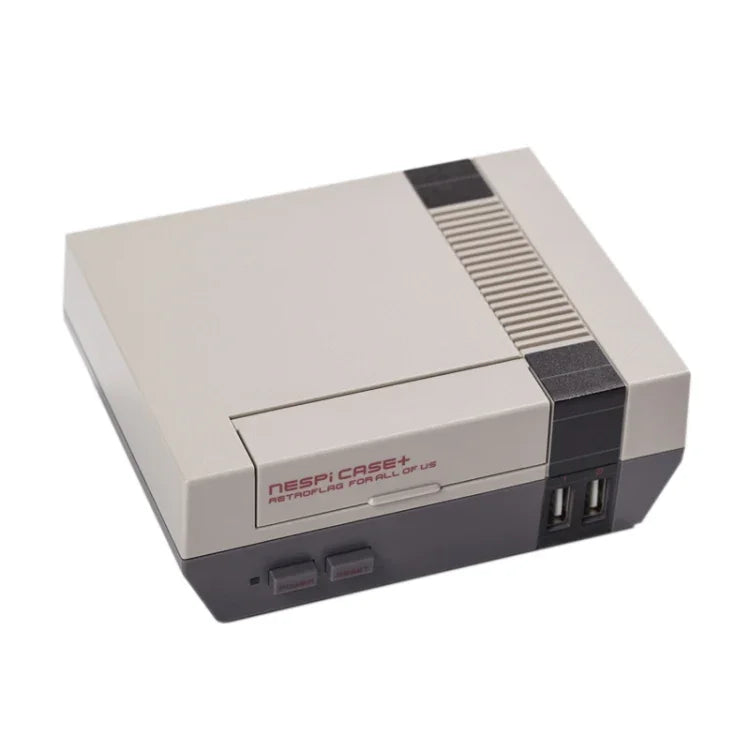 เคส Retroflag NESPi พร้อมกล่องคอนโซลเกมและไฟ LED สำหรับ Raspberry Pi, Retroflag NESPi Case+