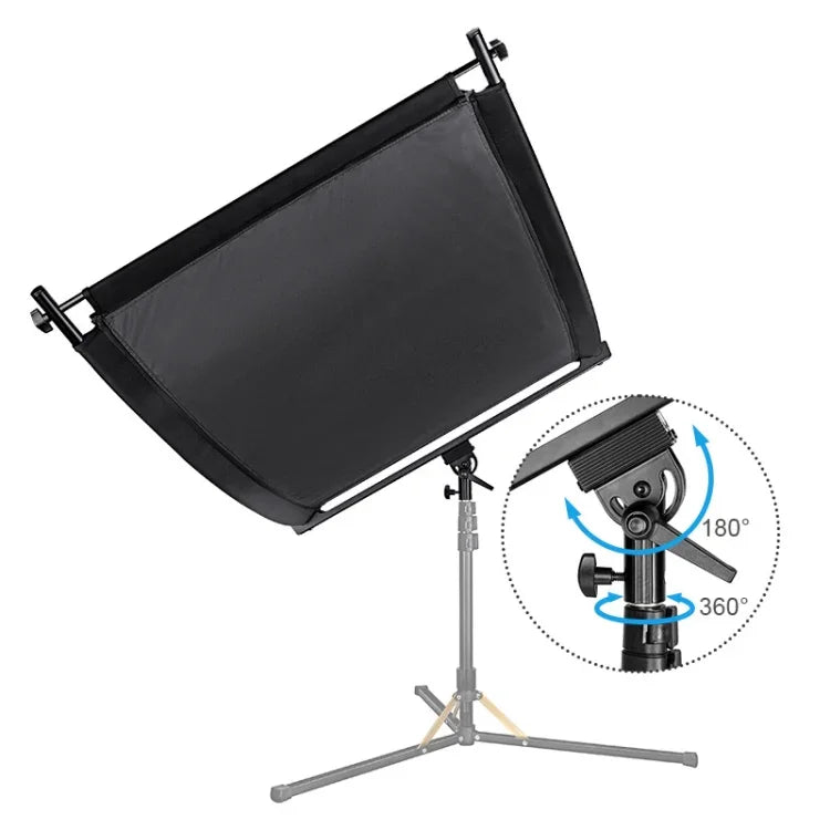 บอร์ดสะท้อนแสงรูปตัว U สำหรับสตูดิโอถ่ายภาพ 4 in 1 สีทอง เงิน ขาว ดำ, บอร์ดสะท้อนแสงรูปตัว U 4 in 1