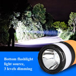 โคมไฟฆ่ายุงไฟฟ้ากันน้ำ LED กลางแจ้ง ไฟตั้งแคมป์ ไฟฉาย, สีส้ม, สีฟ้าอ่อน, สีเขียวอ่อน