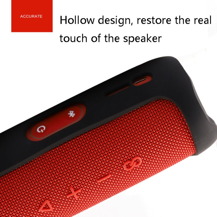 เคสซิลิโคนป้องกันลำโพงบลูทูธ JBA-F5 เป็นมิตรกับสิ่งแวดล้อมสำหรับ JBL Flip 5, สีดำ, แดง, น้ำเงินกรมท่า