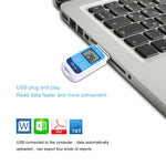 TTE35065 เครื่องบันทึกข้อมูลอุณหภูมิดิจิทัล USB สำหรับคลังสินค้า ห้องเย็น และห้องปฏิบัติการ, TTE35065