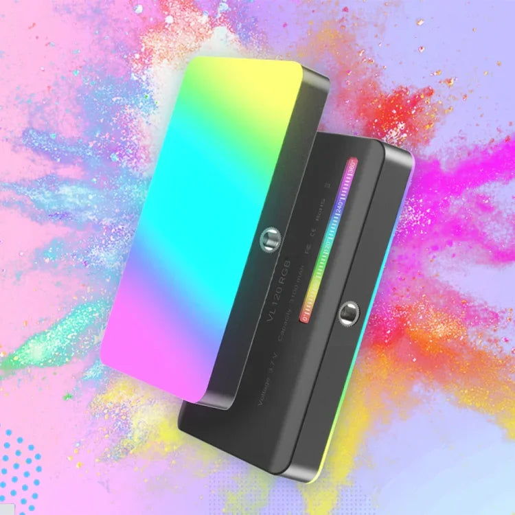 ไฟถ่ายภาพขนาดเล็ก Ulanzi VL120 RGB สีเต็มรูปแบบสำหรับกล้อง SLR, VL120 RGB