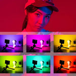 ไฟถ่ายภาพขนาดเล็ก Ulanzi VL120 RGB สีเต็มรูปแบบสำหรับกล้อง SLR, VL120 RGB