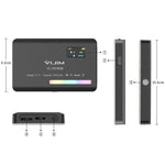 ไฟถ่ายภาพขนาดเล็ก Ulanzi VL120 RGB สีเต็มรูปแบบสำหรับกล้อง SLR, VL120 RGB