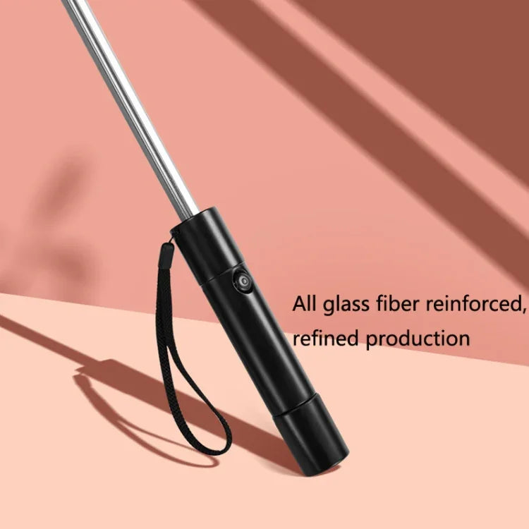 9033 Sun and Rain Dual-purpose Umbrella Multi-function Fan Titanium Silver Glue Sunscreen and UV Protection Long Handle Umbrella, Pink, Black, Ink Green