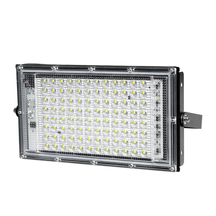 ไฟสปอตไลท์ LED กันน้ำสำหรับสวนกลางแจ้ง ไฟไซต์งานก่อสร้าง, สเปค:, 100W 96 หลอด (แสงขาวเย็น)