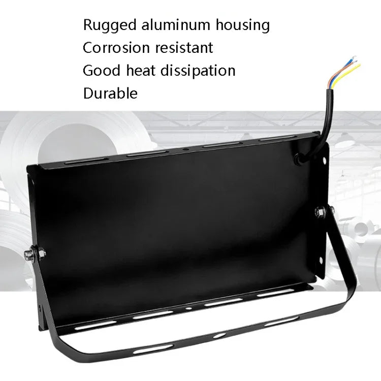 ไฟสปอตไลท์ LED กันน้ำสำหรับสวนกลางแจ้ง ไฟไซต์งานก่อสร้าง, สเปค:, 100W 96 หลอด (แสงขาวเย็น)