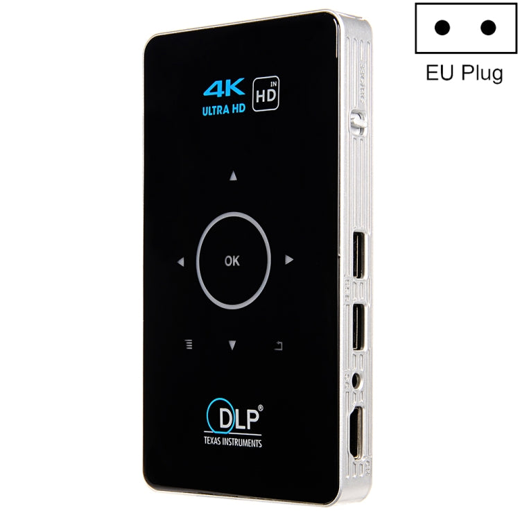 C6 โปรเจคเตอร์ DLP HD มินิสมาร์ท Android 2GB+32GB โปรเจคเตอร์ไร้สาย ปลั๊ก US (สีดำ), ปลั๊ก EU (สีดำ), ปลั๊ก UK (สีดำ), ปลั๊ก AU (สีดำ), ปลั๊ก US (สีขาว), ปลั๊ก UK (สีขาว), ปลั๊ก AU (สีขาว)