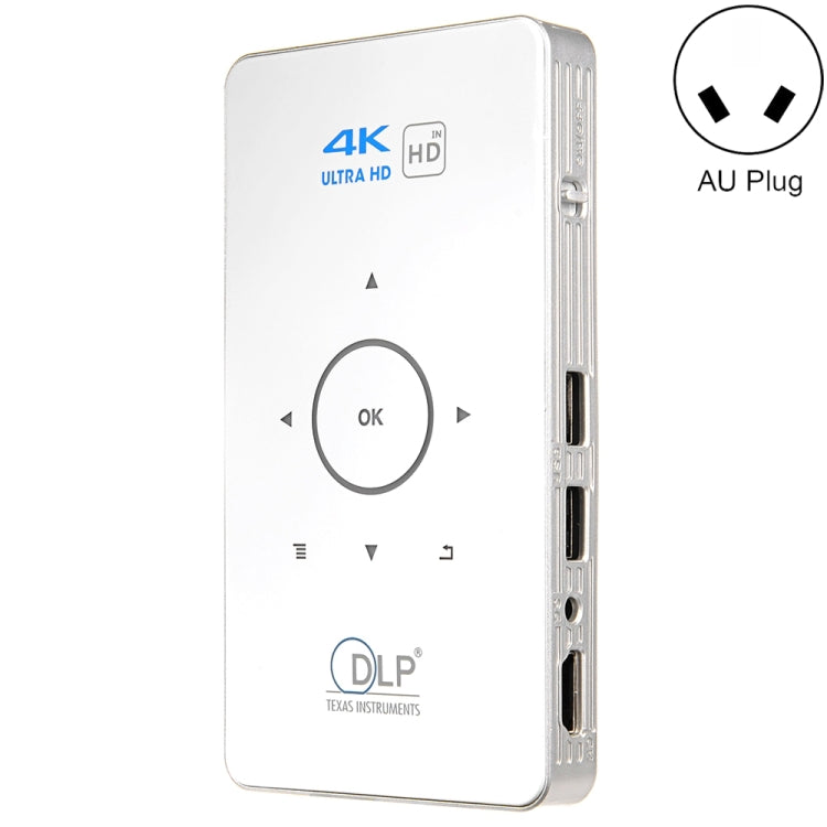 C6 โปรเจคเตอร์ DLP HD มินิสมาร์ท Android 2GB+32GB โปรเจคเตอร์ไร้สาย ปลั๊ก US (สีดำ), ปลั๊ก EU (สีดำ), ปลั๊ก UK (สีดำ), ปลั๊ก AU (สีดำ), ปลั๊ก US (สีขาว), ปลั๊ก UK (สีขาว), ปลั๊ก AU (สีขาว)
