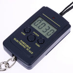 เครื่องชั่งดิจิทัลขนาดเล็ก 10g สำหรับตกปลา แบบพกพา เครื่องชั่งแขวนอิเล็กทรอนิกส์สำหรับครัว ความจุ 40kg, 40kg ไม่มีไฟหลัง, 40kg มีไฟหลัง