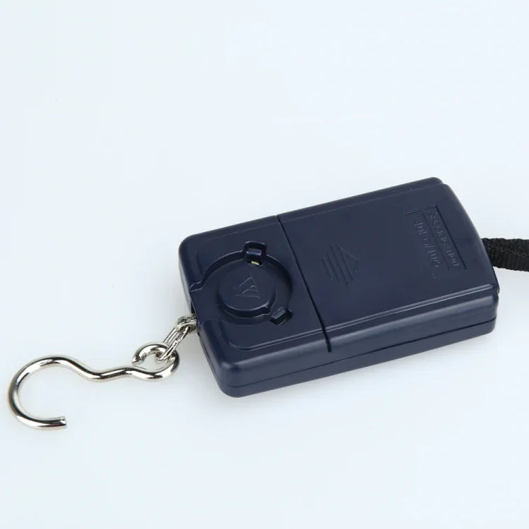 เครื่องชั่งดิจิทัลขนาดเล็ก 10g สำหรับตกปลา แบบพกพา เครื่องชั่งแขวนอิเล็กทรอนิกส์สำหรับครัว ความจุ 40kg, 40kg ไม่มีไฟหลัง, 40kg มีไฟหลัง