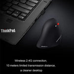 Lenovo Thinkbook เมาส์ไร้สายออกแบบตามหลักสรีรศาสตร์ จับข้างมือได้ดี รุ่น Side Grip Mice