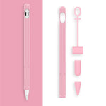 ชุด 2 ชิ้น ปากกาสไตลัส 4 ใน 1 ซิลิโคนป้องกัน + ชุดสายคล้องกันหาย สำหรับ Apple Pencil 1, สีขาวหยก, สีดำหมึก, สีเขียวมิ้นท์, สีชมพูสดชื่น, สีแดง, สีน้ำเงินเที่ยงคืน, สีเทาธุรกิจ