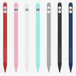 ชุด 2 ชิ้น ปากกาสไตลัส 4 ใน 1 ซิลิโคนป้องกัน + ชุดสายคล้องกันหาย สำหรับ Apple Pencil 1, สีขาวหยก, สีดำหมึก, สีเขียวมิ้นท์, สีชมพูสดชื่น, สีแดง, สีน้ำเงินเที่ยงคืน, สีเทาธุรกิจ