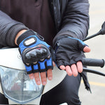 ถุงมือปั่นจักรยาน PRO-BIKER PRO01C ถุงมือมอเตอร์ไซค์กันตก ป้องกันความปลอดภัย แบบครึ่งนิ้ว, M, L, XL, XXL