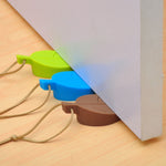 2 PCS Creative Leaf Silicone Door Stop Child Anti-pinch Security Door Crash Pad